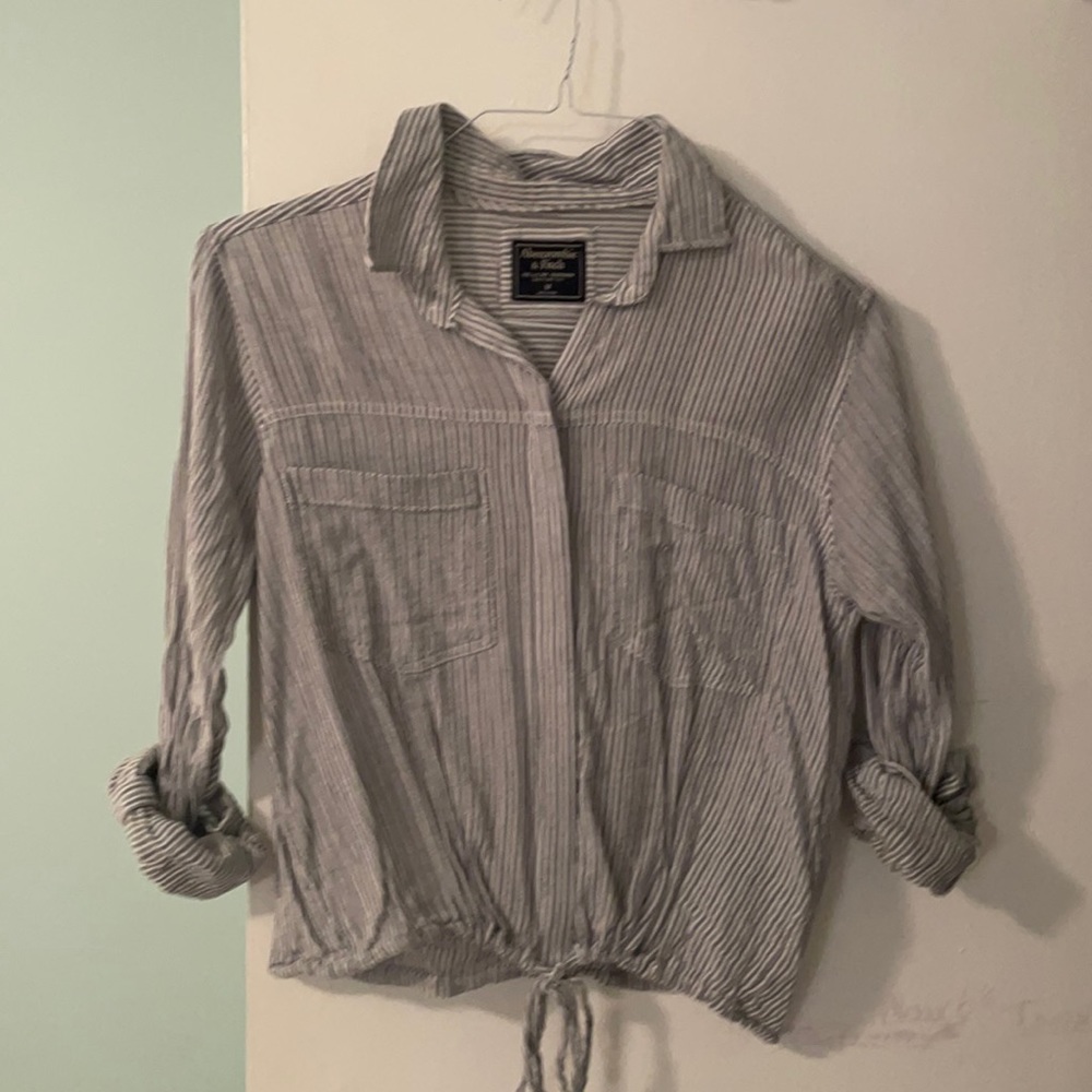 Abercrombie striped blouse